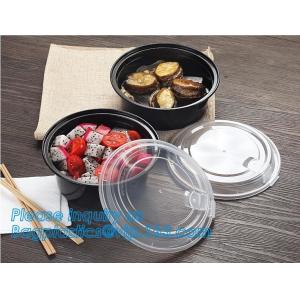 clear disposable high quality plastic packaging food container transparent soup