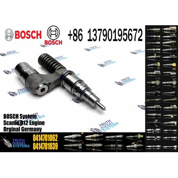 1766549 Unit Diesel Fuel Injector 0414701037 0414701062 2098522 For Scania Repair Kits F00041N044 With Nozzle DLLA145P22