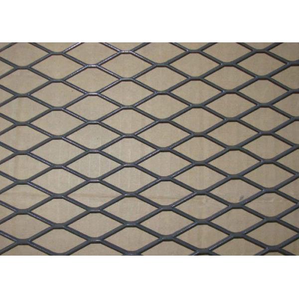 Diamond Hole Expanded Metal Sheet , Hot Dipped Galvanized Construction Expanded
