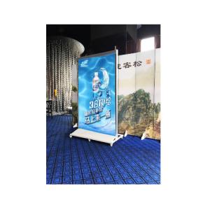 Floor Standing Transparent Glass Led Display / Commercial Advertising Led