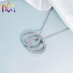 55CM Chain Russian Ring Engraved Name Necklace