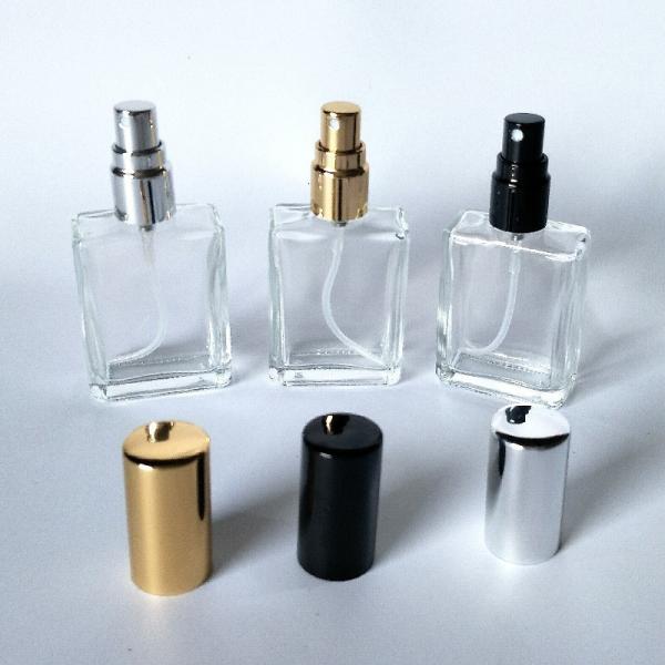 Buy Flat Square Glass Perfume Spray Bottle 15ml Empty Recyclable Filling at wholesale prices