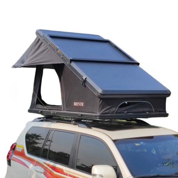 Buy Durable Easy Setup Triangle Rooftop Tent With Led Premium Materials at wholesale prices