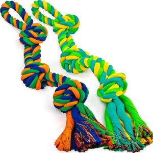 Colourful Cotton Pull Rope For Large Dog Toys