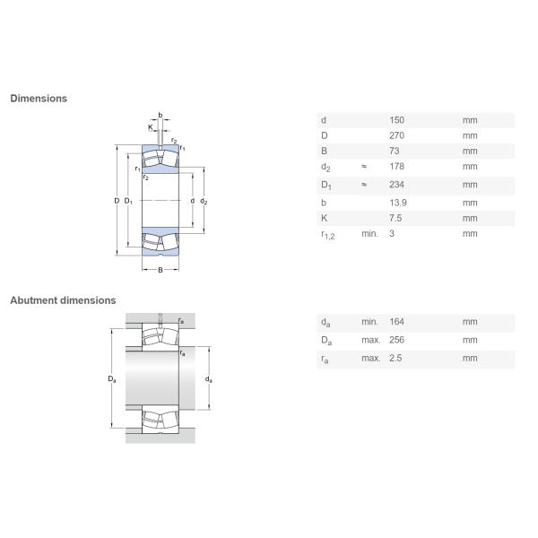 SKF FAG Spherical Roller Bearing 22230 CC/W33 22240 CC/W33 150 x 270 x 73 MM For Reduction Gears
