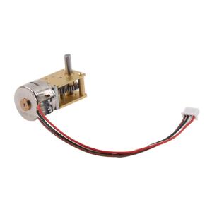15mm stepper motor with worm gearbox for deceleration, with selectable reduction