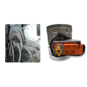 Hvac Systems Duct Zone Dampers With Front / Rear Damper Access