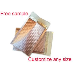 Moisture Resistant Metallic Bubble Mailers Envelopes Gloss With 2 - Sealing