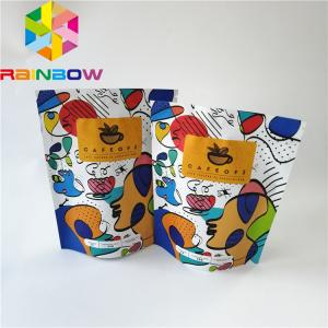 China Recycle Plastic Aluminum Foil Bags Digital Printing Cake Dessert Tea Coffee Packing on sale