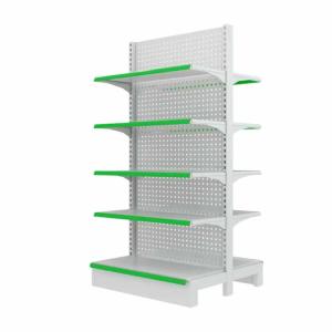 Factory custom color size double-sided department store shelves hypermarket
