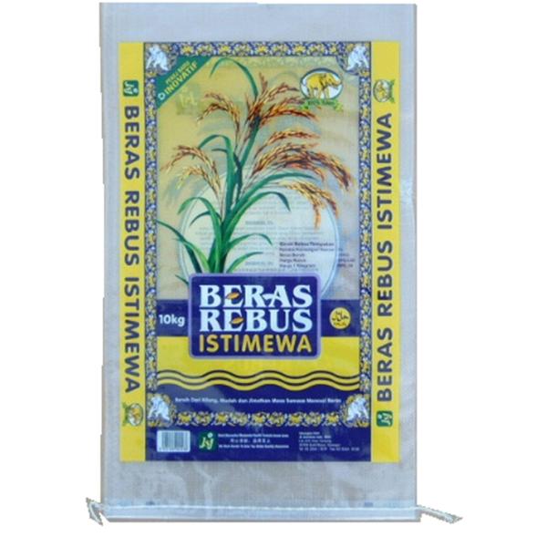 50 Kg Laminated PP Woven Rice Bag / Biodegradable Plastic Woven Polypropylene Sacks