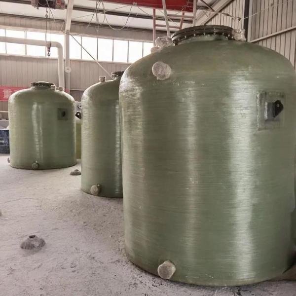 Chemical Easy To Install FRP Storage Tank Environmental Friendly Production Time 5-10 Days