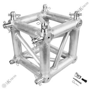 Aluminum 5-Sided Spigot Trussing Corner Box for Customizable Square Truss