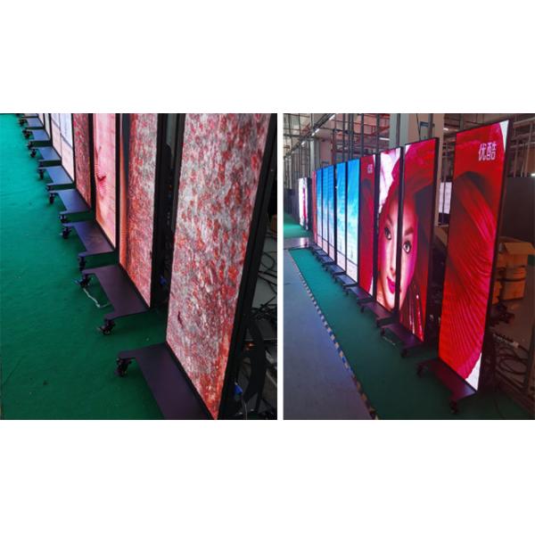 P2.5 LED Poster Display 1R1G1B 32 49 55 Inch Indoor SMD Slim