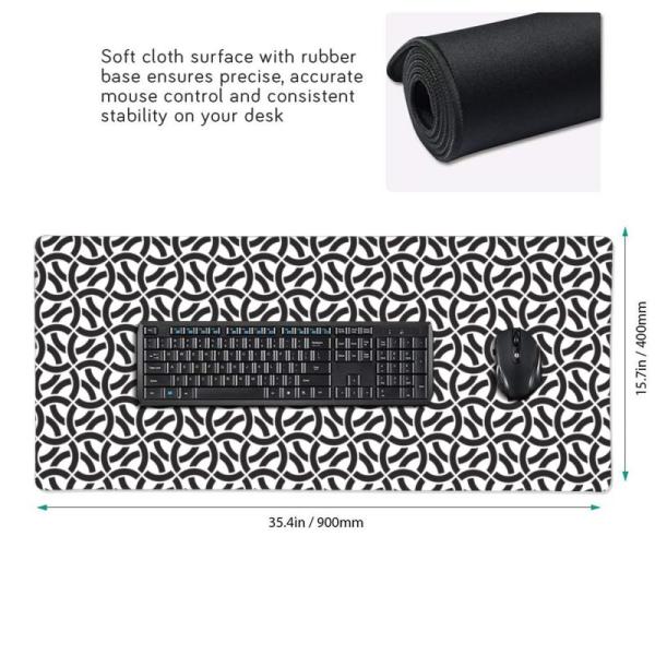 Computer Accessories 900*400*3mm Gaming Mouse Pad with Customizable Pattern and Size