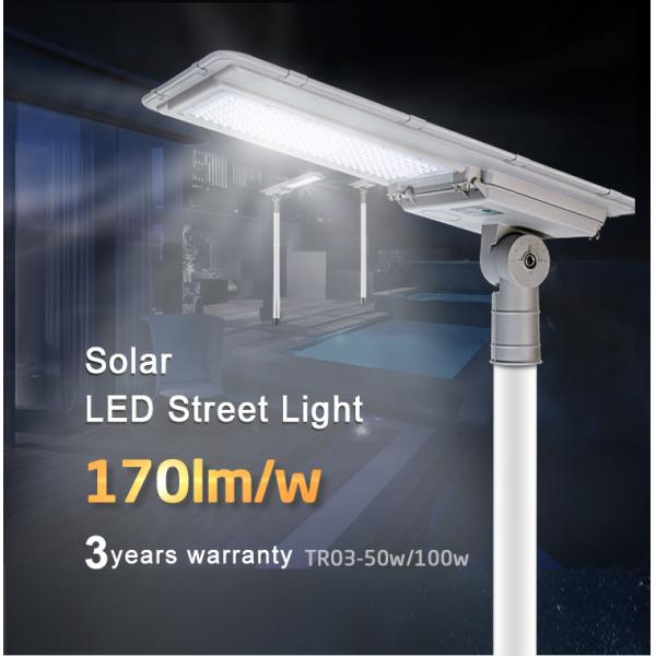 Intergrated Lamp LED Solar Street Lights Outdoor 100w Motion Sensor