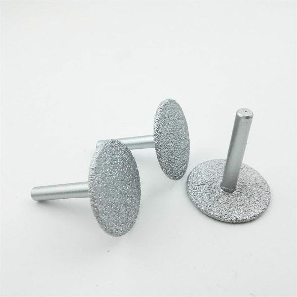 Vacuum Brazed Diamond Discs With 6mm Shank For Cutting Grinding And Engraving