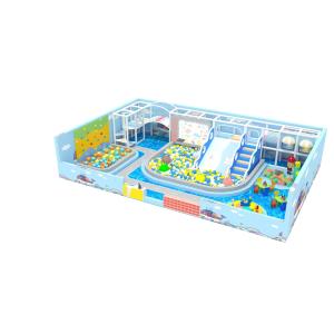 Bule Color Theme Indoor Play Equipment Soft Play Structurers Play Centre