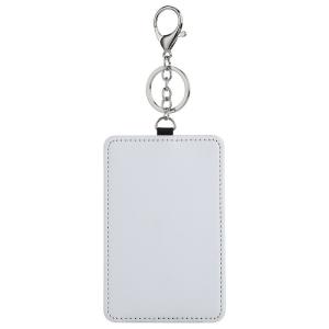 Sublimation Custom Blank ID Card Holder Luggage Tag Keychain Diy Custom Pu