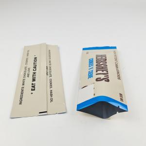 Wholesale Custom Printed Back sealed Pouches Chocolate Energy Bar Cookies Snack