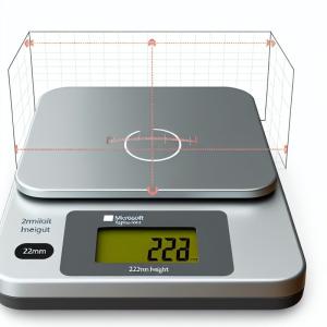 22mm Digital Weighing Scale with RS232 Interface 30kg Capacity