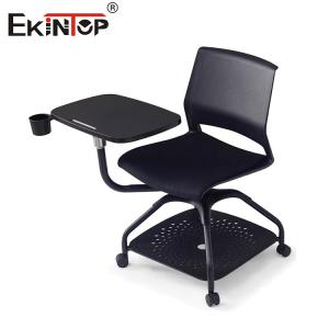 Plastic Backrest And Sponge Cushion Training Chair With Writing Board