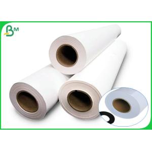 80gsm CAD Plotter Paper , 914mm * 50m White Paper Roll For Engineering Drawing