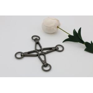 Simple custom bag accessories gunmetal color zinc alloy 11.2 mm swivel snap