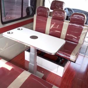 complete table leg with cone bases for rv / camper / trailer / pop-up