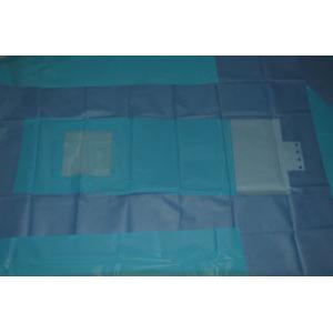 Quality Waterproof Disposable Cloth Surgical Drapes , Medical Split Drape for sale