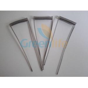 2.0*6*40mm Smart Short Plastic Transparent Spiral Spring Coil Tether Part w/Straight Line on Ends