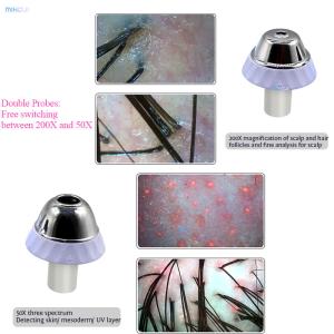 Digital Scalp Analyzer for Home Portable Scalp Scanner Detector Head Target Area