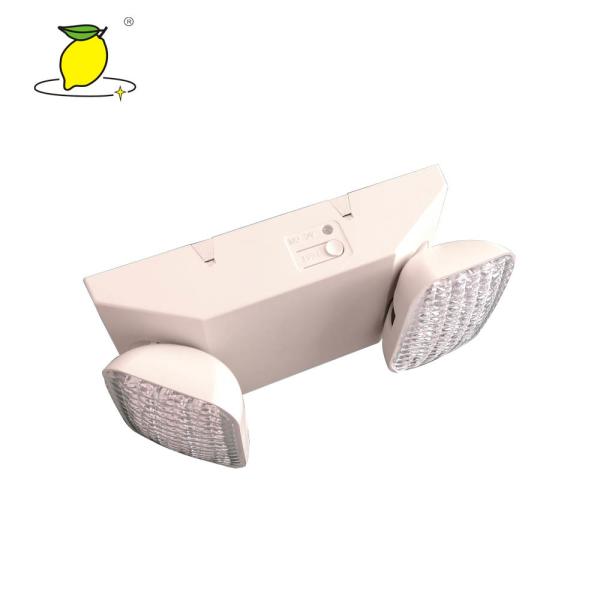 Emergency Twin Spot Fire Exit Light Rechargeable For Supermarket