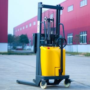 Quality 1000kg 1.6m Semi Electric Forklift , Single Mast General Industrial Equipment for sale