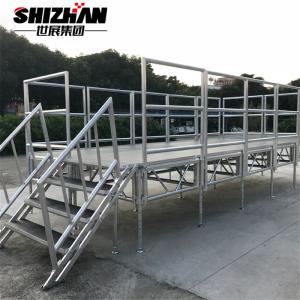 Anti-slip aluminium frame mobile stage platform for outdoor concert