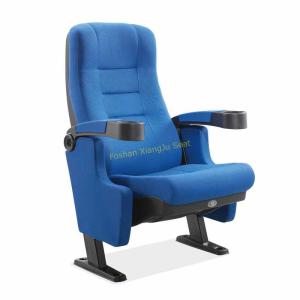 China Commercial Furniture Cinema Theater Chairs With Movable Armrest on sale