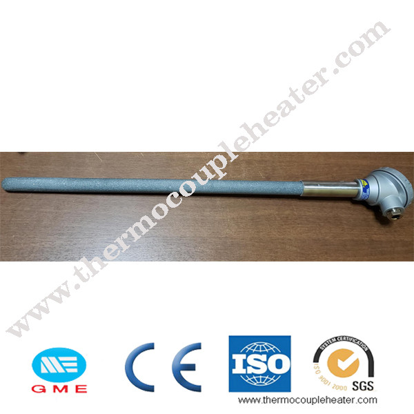 Buy 0-1500C Temperature Range Rtd Type K Silicon Carbide Protect Tube Thermocouple at wholesale prices