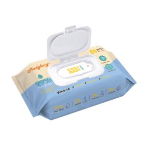 45GSM Extra Large Sensitive Baby Wipes Without Alcohol Parabens Phthalates