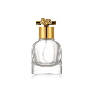 50ml Portable Refillable Glass Perfume Bottles Various Printing Type Optional