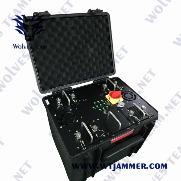 2500m 600W Waterproof Anti Drone Jammers 240VAC UAV Drone Jammer