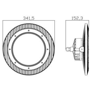 5 Year Warranty 150W 200W Led High Bay Warehouse Lights