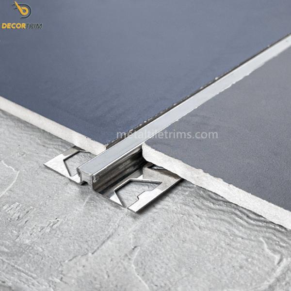 Buy Stainless Steel Tile Edge Trim Expansion Joint Profile 3000mm at wholesale prices
