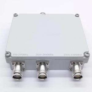 Tri-Band Low Pim Combiner 600-2170 2500-2690 3400-4000MHz 4.3-10-F DIN-F for