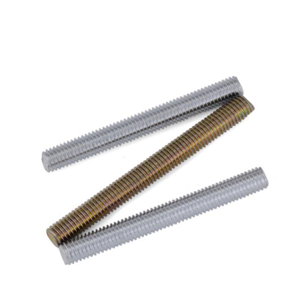 Carbon Steel Threaded Rod M3 M4 M5 M6 M8 M10 M12 Blue/Black Zinc Plated for Heavy Industry