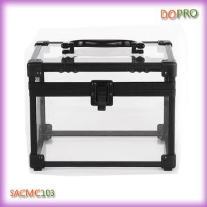 Cute Transparent Small Vanity Beauty Boxes with Lock (SACMC103)