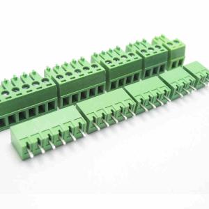 3.81mm Pitch PCB Plug-in Screw Terminal Blocks Plug + Straight Pin Header