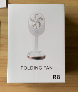 English Operating Language Portable USB Charging Foldable Small Fan for Home Office