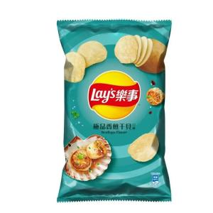 China Exclusive Exporter's Pick: Lays Pan-Seared Scallops Potato Chips - 34g - Enhance Your Asian Snack Assortment on sale