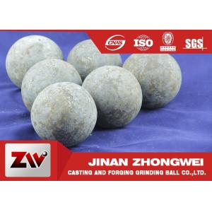 High Carbon Rail Steel Material 125mm Forged Grinding Media Steel Balls For Ball