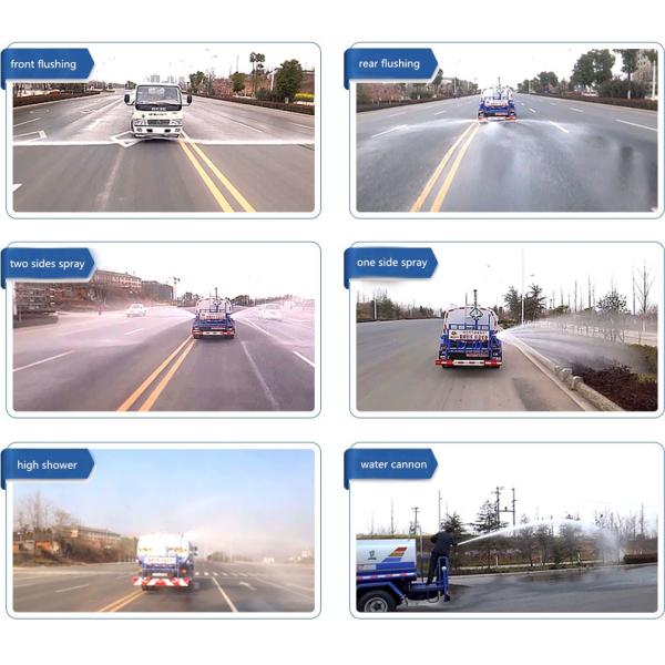 Q235 Material 40000 Liter Water Tank Truck Sinotruk Howo 371hp Lhd 8x4